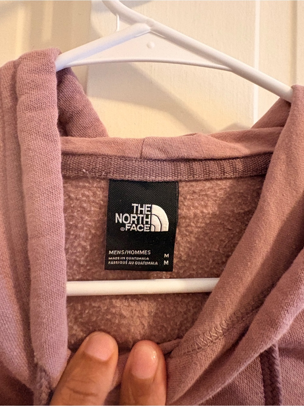 The North Face Men's Crewneck Hoodie - Dusty Rose - Picture 3 of 3